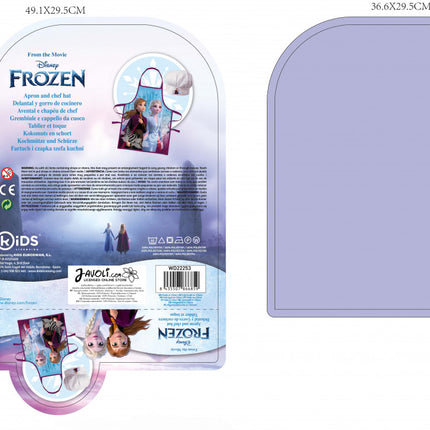 Disney Jégvarázs Whispers gyerek kötény 2 darabos szett