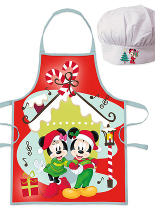 Disney Minnie and Mickey Karácsonyi gyerek kötény 2 darabos szett