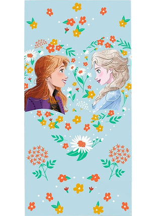 Disney Jégvarázs Flower fürdőlepedő, strand törölköző 70x140cm