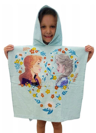 Disney Jégvarázs Flower strand törölköző poncsó 60x120 cm