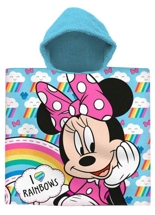 Disney Minnie Rainbows strand törölköző poncsó 60x120 cm