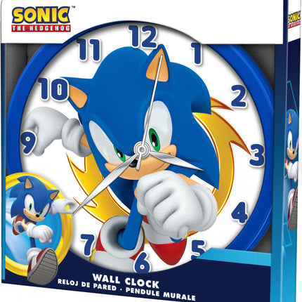 Sonic a sündisznó falióra 25 cm