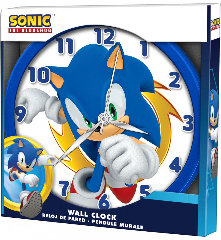 Sonic a sündisznó falióra 25 cm