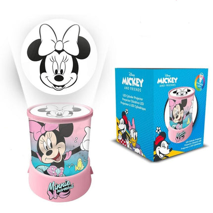 Disney Minnie Mermaid 2 az 1-ben kivetítő, lámpa, éjszakai fény
