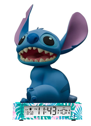 Disney Lilo és Stitch, A csillagkutya Smile 3D éjszakai lámpa és ébresztőóra