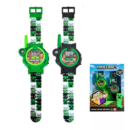 Minecraft Pixel Walkie Talkie és digitális karóra gyerekeknek – szórakoztató játék és praktikus kiegészítő Minecraft rajongóknak