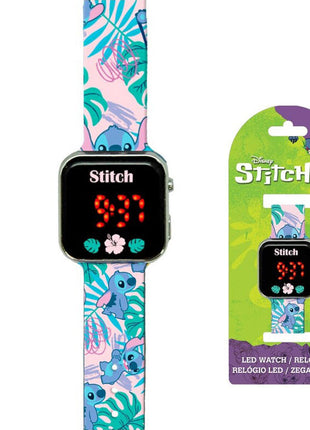 Disney Lilo és Stitch, A csillagkutya Leaf digitális LED karóra