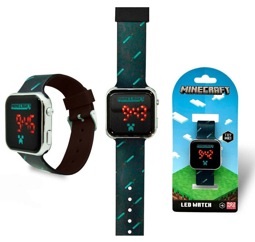 Minecraft Diamond Sword digitális LED karóra