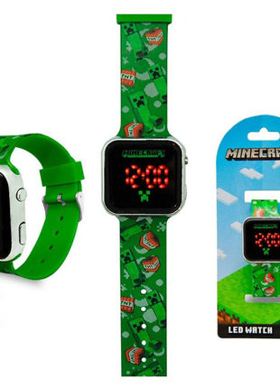 Minecraft TNT digitális LED karóra