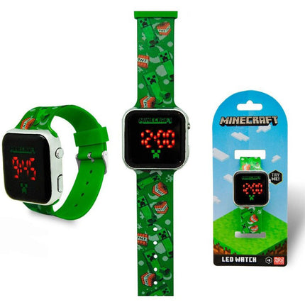 Minecraft TNT digitális LED karóra