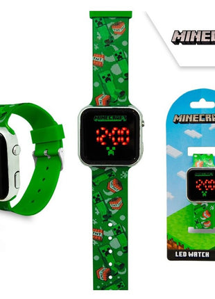 Minecraft TNT digitális LED karóra