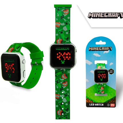 Minecraft TNT digitális LED karóra