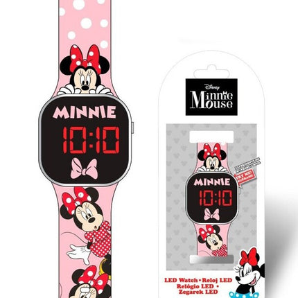 Disney Minnie Pink digitális LED karóra