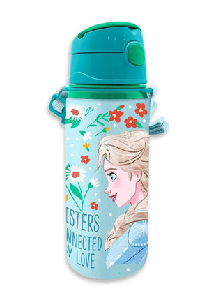 Disney Jégvarázs Enchanted alumínium szívószálas kulacs akasztóval 600 ml