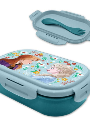 Disney Jégvarázs Enchanted szendvicsdoboz + evőeszköz szett