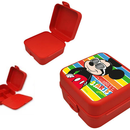 Disney Mickey Summer több rekeszes uzsonnás doboz, szendvicsdoboz
