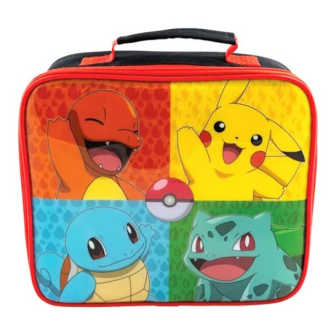 Pokémon Starter Squad thermo uzsonnás táska 23 cm – praktikus hűtőtáska gyerekeknek kedvenc Pokémon figurákkal