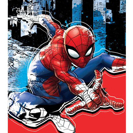 Pókember Jump fürdőlepedő, strand törölköző 70x137 cm (Fast Dry)