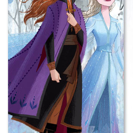 Disney Jégvarázs Sisters fürdőlepedő, strand törölköző 70x137 cm (Fast Dry)