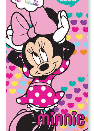 Disney Minnie Hearts fürdőlepedő, strand törölköző 70x137 cm (Fast Dry)