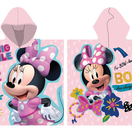 Disney Minnie Smile strand törölköző poncsó 55x110 cm (Fast Dry)