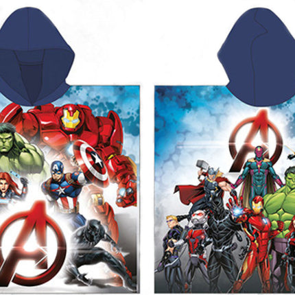 Bosszúállók Heroes strand törölköző poncsó 55x110 cm (Fast Dry)