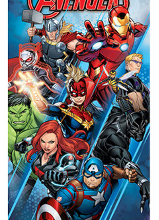 Bosszúállók Heroes fürdőlepedő, strand törölköző 70x137 cm (Fast Dry)
