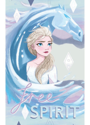 Disney Jégvarázs Ice Horse fürdőlepedő, strand törölköző 70x137 cm (Fast Dry)