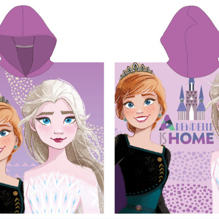 Disney Jégvarázs Arendelle strand törölköző poncsó 55x110 cm (Fast Dry)