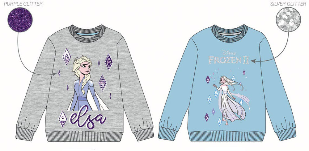 Disney Jégvarázs Elsa gyerek pulóver 4 - 10 év / 104 - 140 cm