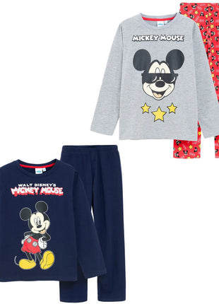 Disney Mickey Star gyerek hosszú pizsama 3 - 8 év / 98 - 128 cm