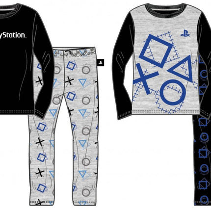 PlayStation gyerek hosszú ujjú pizsama 6 - 12 év / 116 - 152 cm