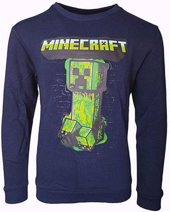 Minecraft Green Menace gyerek pulóver 6 - 12 év / 116 - 152 cm