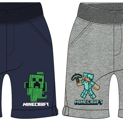 Minecraft Pixel gyerek rövidnadrág 6 - 12 év / 116 - 152 cm