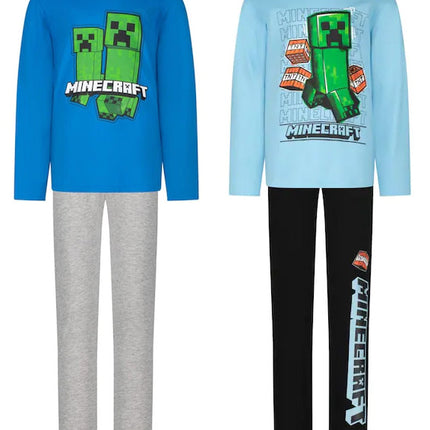 Minecraft TNT gyerek hosszú pizsama 6 - 12 év / 116 - 152 cm
