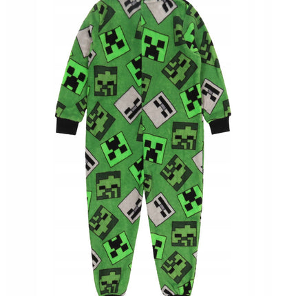 Minecraft Emerald gyerek hosszú pizsama, overál 3 - 10 év / 98 - 140 cm