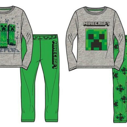 Minecraft Creeper gyerek hosszú pizsama 8 - 12 év / 128 - 152 cm