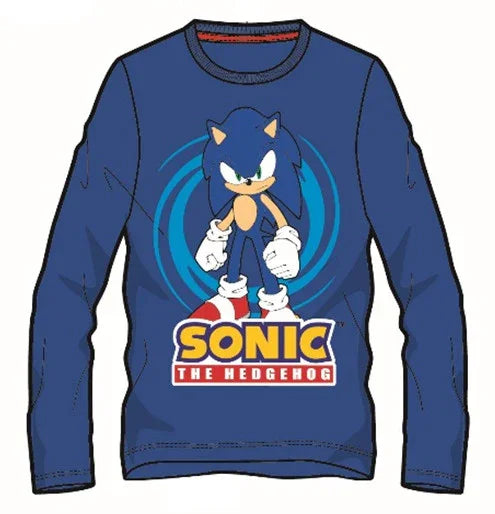 Sonic a sündisznó Spiral gyerek hosszú ujjú póló, felső 6 - 12 év / 116 - 152 cm