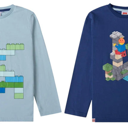 Lego Block gyerek hosszú ujjú póló, felső 3 - 8 év / 98 - 128 cm