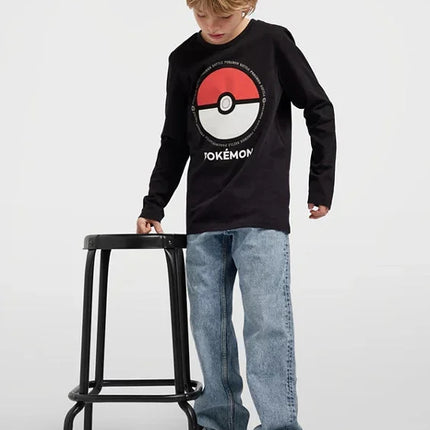 Pokémon Battle gyerek hosszú ujjú póló, felső 10 - 14 év / 140 - 164 cm