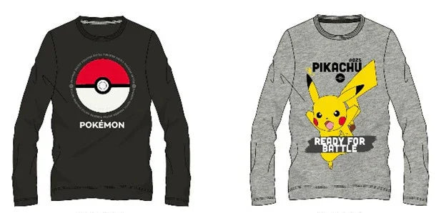 Pokémon Battle gyerek hosszú ujjú póló, felső 10 - 14 év / 140 - 164 cm