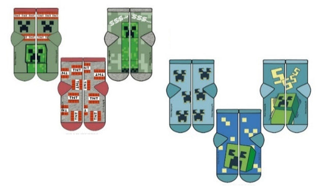 Minecraft TNT gyerek zokni 27-38