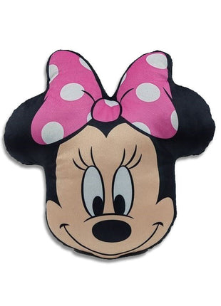 Disney Minnie Head 3D formapárna, díszpárna 35 cm Velúr