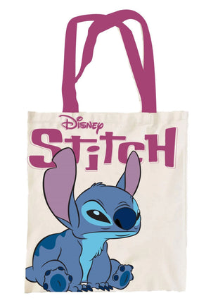 Disney Lilo és Stitch, A csillagkutya Cosmic Cutie vászontáska, bevásárlótáska 44 cm