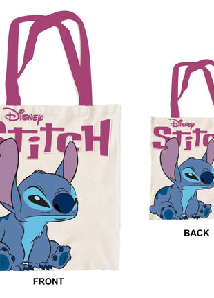 Disney Lilo és Stitch, A csillagkutya Cosmic Cutie vászontáska, bevásárlótáska 44 cm
