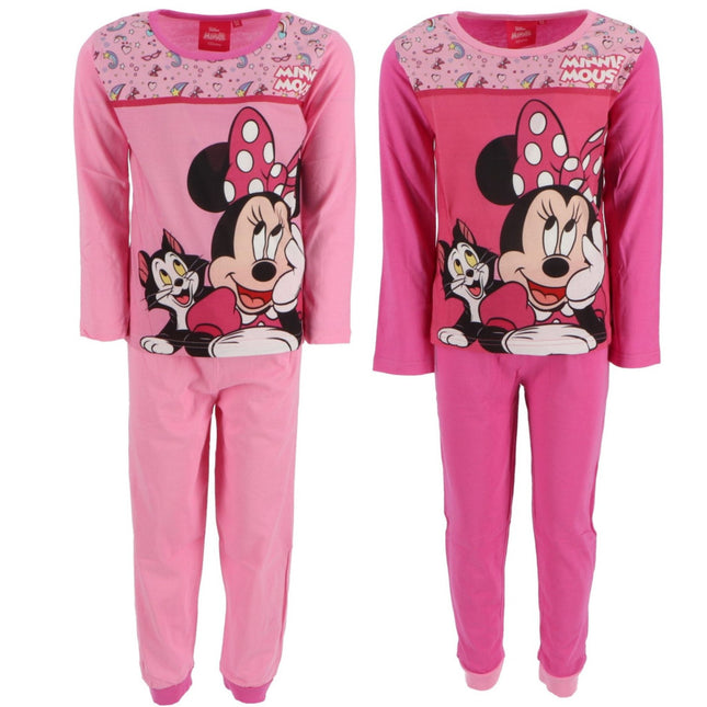 Disney Minnie Figaro gyerek hosszú pizsama 3 - 8 év / 98 - 128 cm
