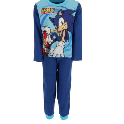 Sonic a sündisznó Dynamic gyerek hosszú pizsama 3 - 8 év / 98 - 128 cm