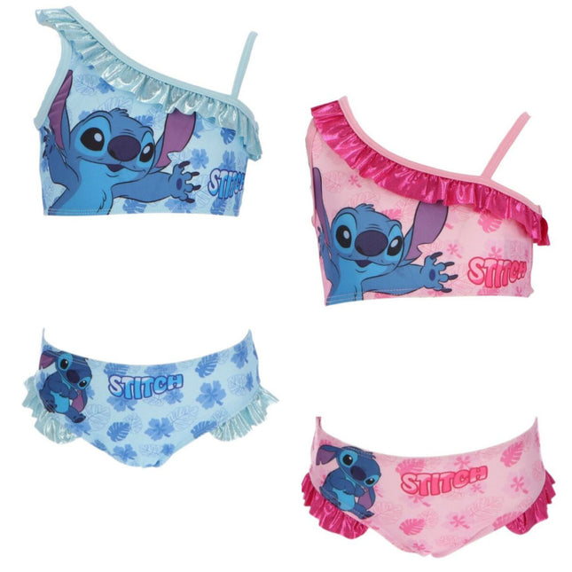 Disney Lilo és Stitch, A csillagkutya Tropical gyerek fürdőruha, bikini 3 - 8 év / 98 - 128 cm