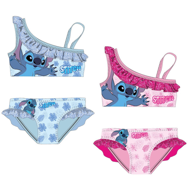 Disney Lilo és Stitch, A csillagkutya Tropical gyerek fürdőruha, bikini 3 - 8 év / 98 - 128 cm