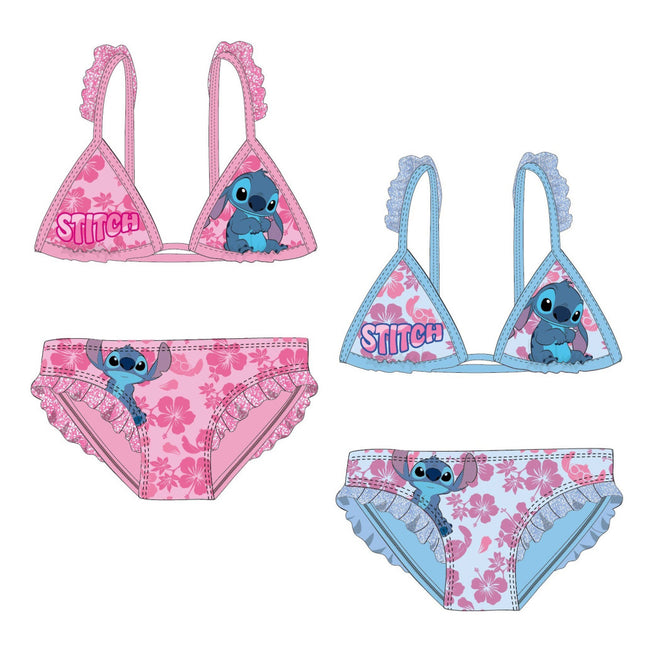 Disney Lilo és Stitch, A csillagkutya Hibiscus gyerek fürdőruha, bikini 3 - 8 év / 98 - 128 cm